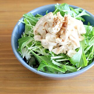 味付け簡単♪鶏マヨ丼